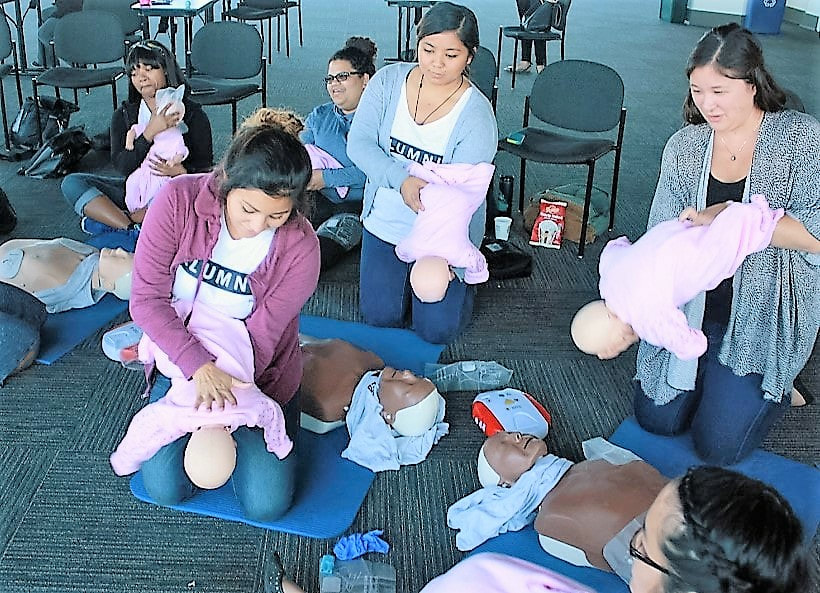Choking infant training nanny babysitter class everett