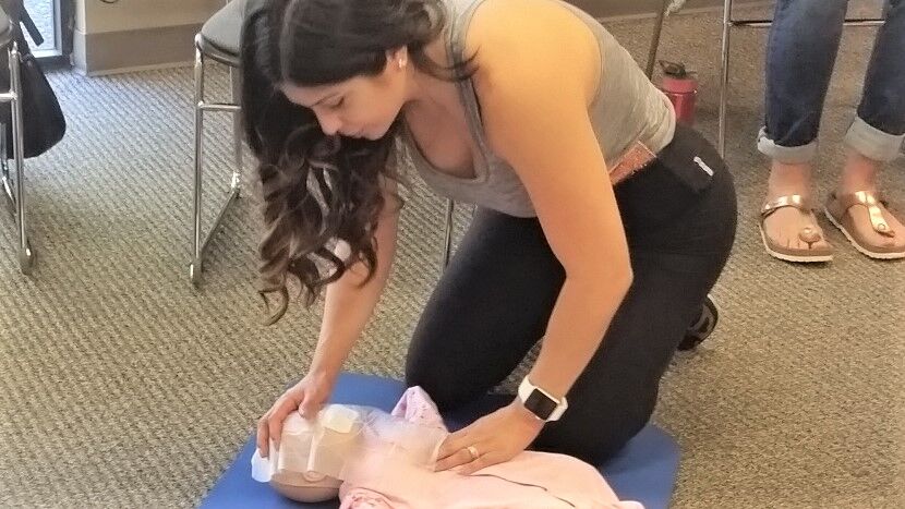 CPR training for teachers